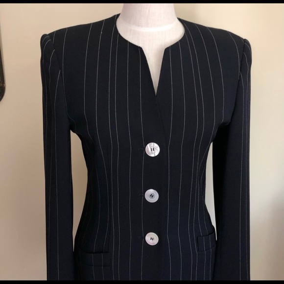 Escada Dresses & Skirts - Escada striped skirt suit